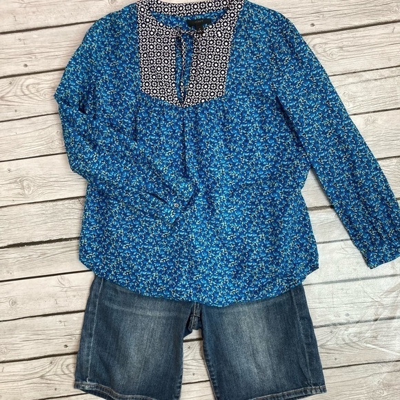 J Crew Peasant Top in Flower Patch Top - Picture 5 of 10